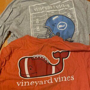 2 Vineyard Vines Football Shirts